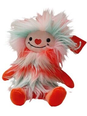 🍒 New Aurora Valentine Luv Monsters BUGMOO Fuzzy Soft Plush Soft Kids Toy